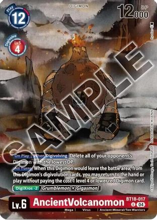 AncientVolcanomon [BT18-017] (Tamer's Selection Box Ver. Championship 2024) [Release Special Booster Ver.2.0]