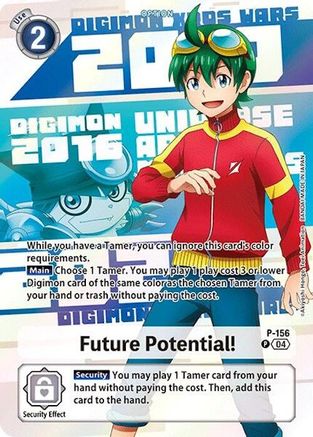 Future Potential! [P-156] (Digimon Animation Series 25th Anniversary Set) [Promotional Cards]