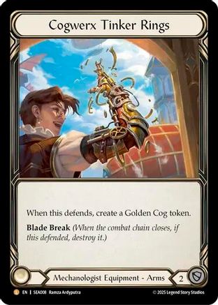 Cogwerx Tinker Rings [SEA008] (High Seas)  Rainbow Foil