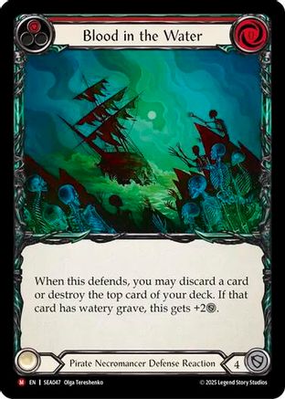 Blood in the Water [SEA047] (High Seas)  Rainbow Foil