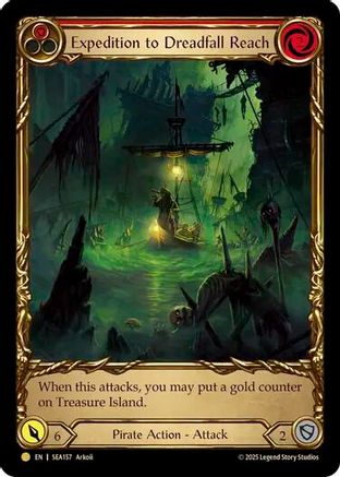 Expedition to Dreadfall Reach (Treasure) [SEA157] (High Seas)  Cold Foil
