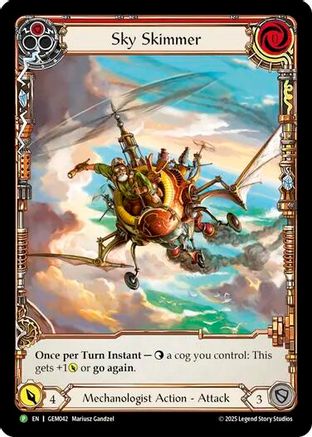 Sky Skimmer (Red) [GEM042] (GEM Pack 2)
