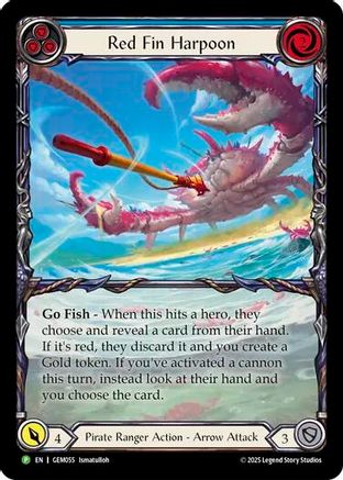 Red Fin Harpoon [GEM055] (GEM Pack 2)