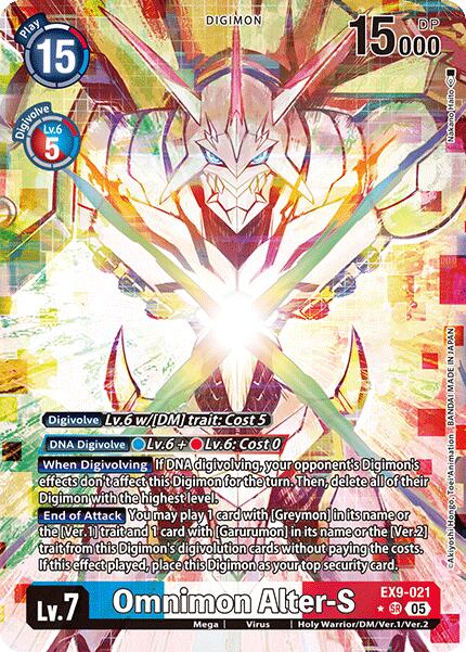 Omnimon Alter-S [EX9-021] (Alternate Art) [Versus Monsters]
