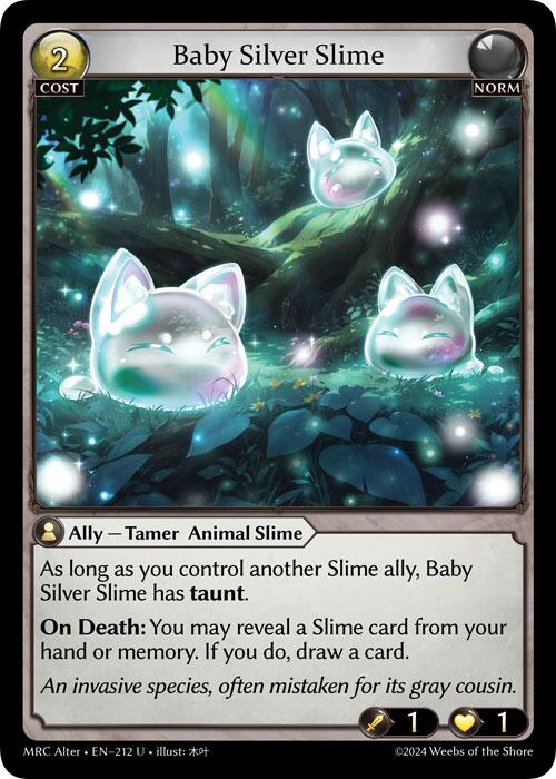 Baby Silver Slime (212) [Mercurial Heart Alter Edition]