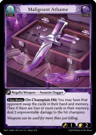Malignant Athame (011) [Tristan Re:Collection, Shadowdancer Lite]
