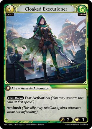 Cloaked Executioner (022) [Tristan Re:Collection, Shadowdancer Lite]