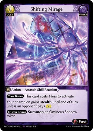 Shifting Mirage (033) [Tristan Re:Collection, Shadowdancer Lite]