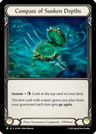 Compass of Sunken Depths [LGS394] (Promo)  Rainbow Foil