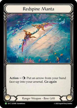 Redspine Manta [LGS396] (Promo)  Rainbow Foil