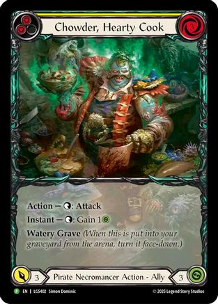 Chowder, Hearty Cook [LGS402] (Promo)  Rainbow Foil