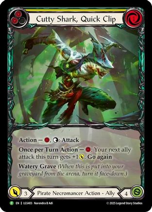 Cutty Shark, Quick Clip [LGS403] (Promo)  Rainbow Foil