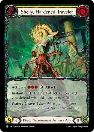 Shelly, Hardened Traveler [LGS408] (Promo)  Rainbow Foil
