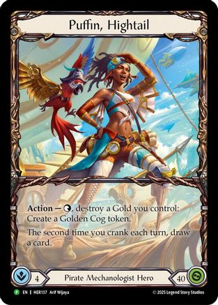 Puffin, Hightail [HER137] (Promo)  Rainbow Foil