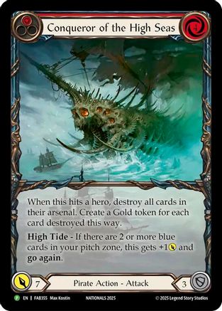 Conqueror of the High Seas [FAB355] (Promo)  Rainbow Foil