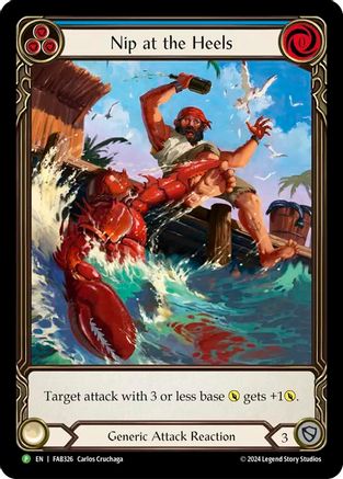 Nip at the Heels [FAB326] (Promo)  Rainbow Foil