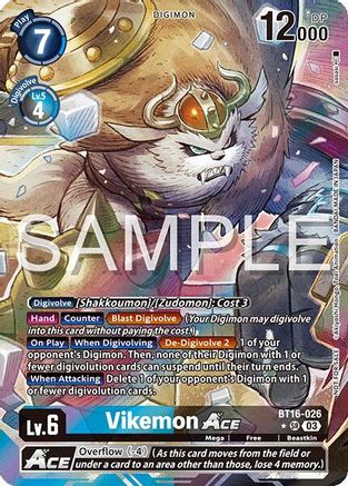 Vikemon ACE [BT16-026] (Cyber Eden Release Event Winner) [Cyber Eden]