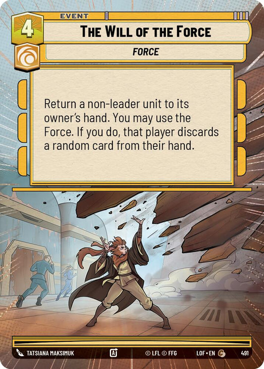 The Will of the Force (491) (Hyperspace) (491) [Legends of the Force]