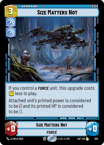 Size Matters Not (558) (Foil) (558) [Legends of the Force]