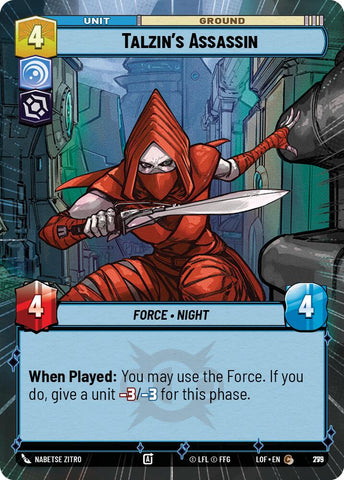 Talzin's Assassin (775) (Hyperspace Foil) (775) [Legends of the Force]