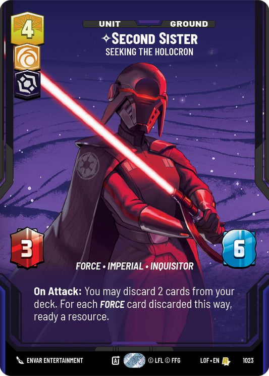 Second Sister - Seeking the Holocron (1023) (Prestige) (1023) [Legends of the Force]