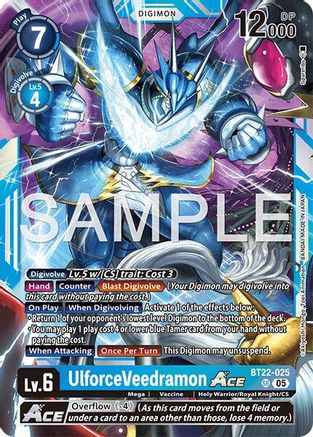 UlforceVeedramon ACE [BT22-025] [Cyber Eden]