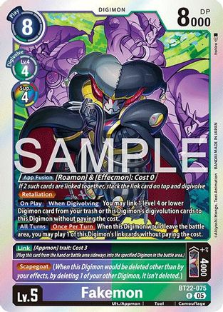 Fakemon [BT22-075] [Cyber Eden]