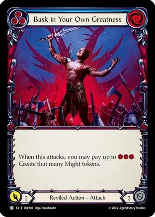 Bask in Your Own Greatness (Blue) [SUP100] (Super Slam)