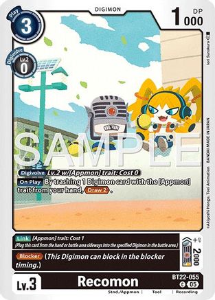 Recomon [BT22-055] [Cyber Eden]