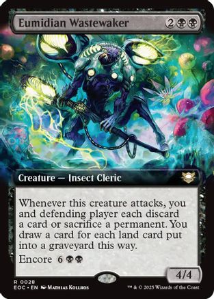 Eumidian Wastewaker (Extended Art) [Edge of Eternities Commander]