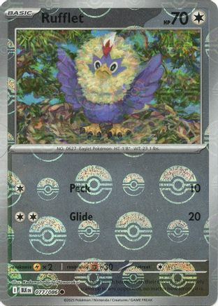 Rufflet (077/086) (Poke Ball Pattern) [Scarlet & Violet: Black Bolt]