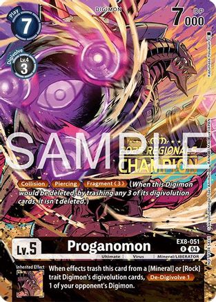 Proganomon [EX8-051] (Regionals 25-26 Season 2 Champion) [Chain of Liberation]
