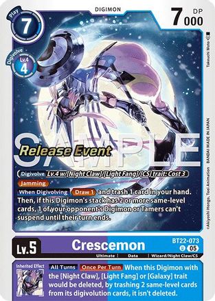 Crescemon [BT22-073] [Cyber Eden Release Event Cards]