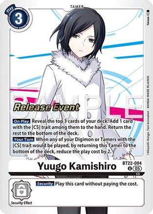 Yuugo Kamishiro [BT22-094] [Cyber Eden Release Event Cards]
