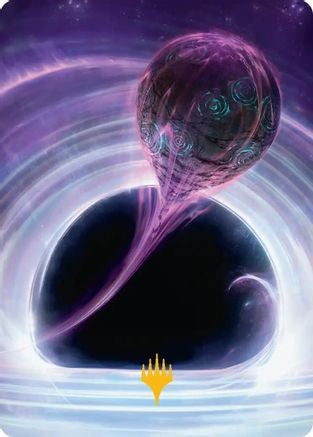 Susur Secundi, Void Altar Art Card (Gold-Stamped Planeswalker Symbol) [Edge of Eternities Art Series]