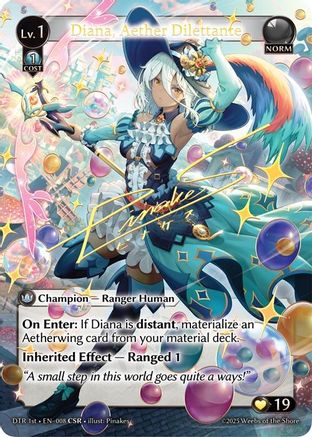 Diana, Aether Dilettante (CSR) (008) [Distorted Reflections]