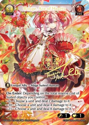 Rouge, Ace of Hearts (CSR) (133) [Distorted Reflections]