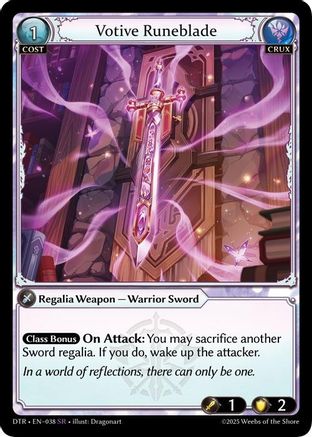 Votive Runeblade (038) [Distorted Reflections]