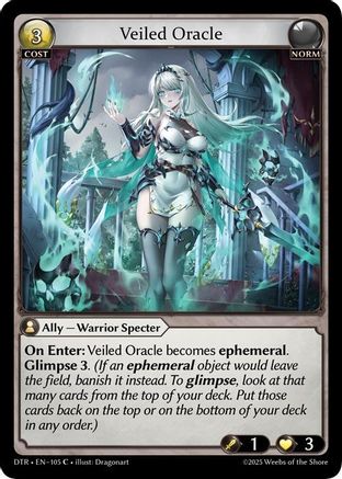 Veiled Oracle (105) [Distorted Reflections]