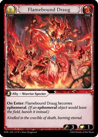 Flamebound Draug (117) [Distorted Reflections]