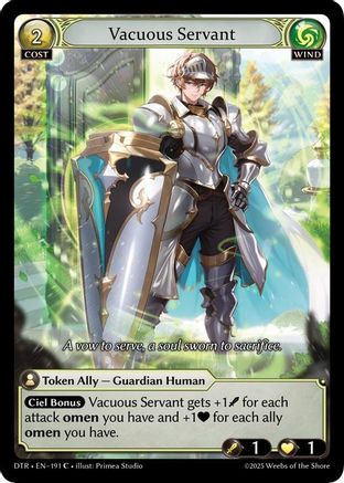 Vacuous Servant (191) [Distorted Reflections]