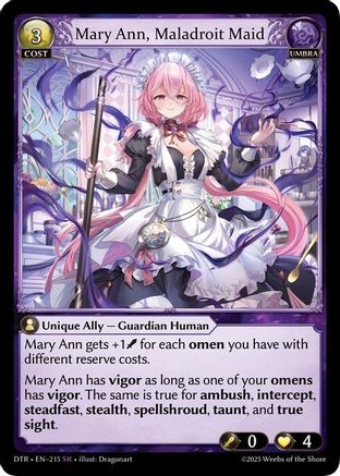 Mary Ann, Maladroit Maid (215) [Distorted Reflections]