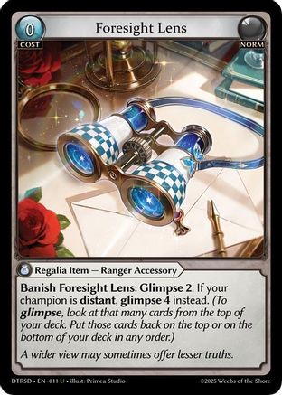 Foresight Lens (11) [Distorted Reflections Starter Decks]