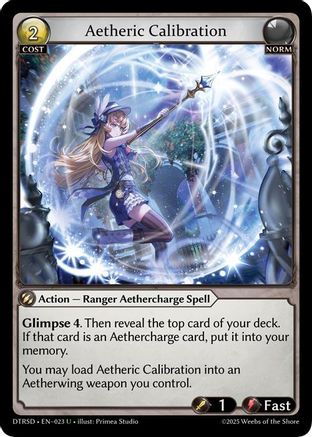 Aetheric Calibration (23) [Distorted Reflections Starter Decks]