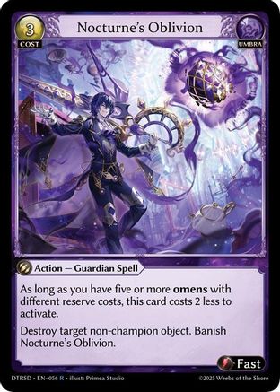 Nocturne's Oblivion (56) [Distorted Reflections Starter Decks]