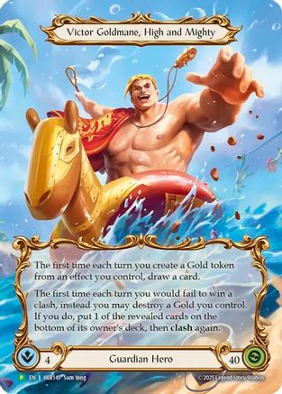 Victor Goldmane, High and Mighty [HER145] (Promo)  Rainbow Foil