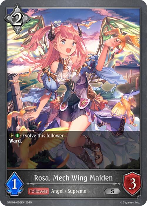 Rosa, Mech Wing Maiden (GFD01-056EN) [Luxheart Legends]