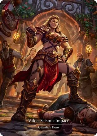 Valda, Seismic Impact (Marvel Cold Foil) [MPG001] (Mastery Pack Guardian)  Cold Foil