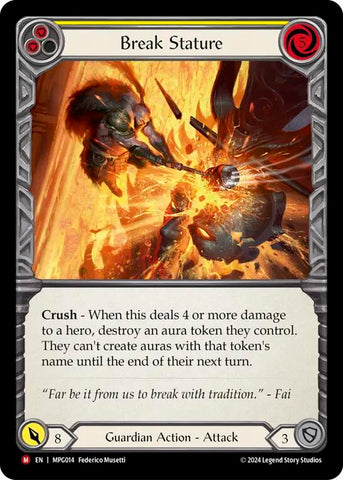 Break Stature [MPG014] (Mastery Pack Guardian)  Rainbow Foil