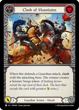 Clash of Mountains (Red) [MPG061] (Mastery Pack Guardian)